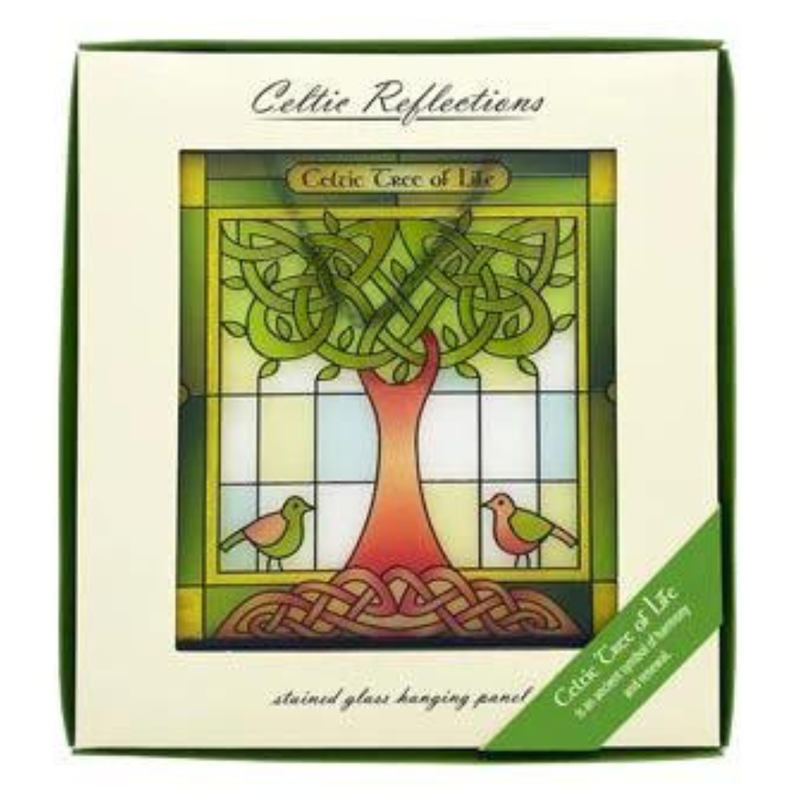 Tree of Life Glass Stained Plaque